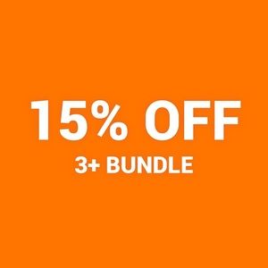 15% OFF for 3+ Bundle!